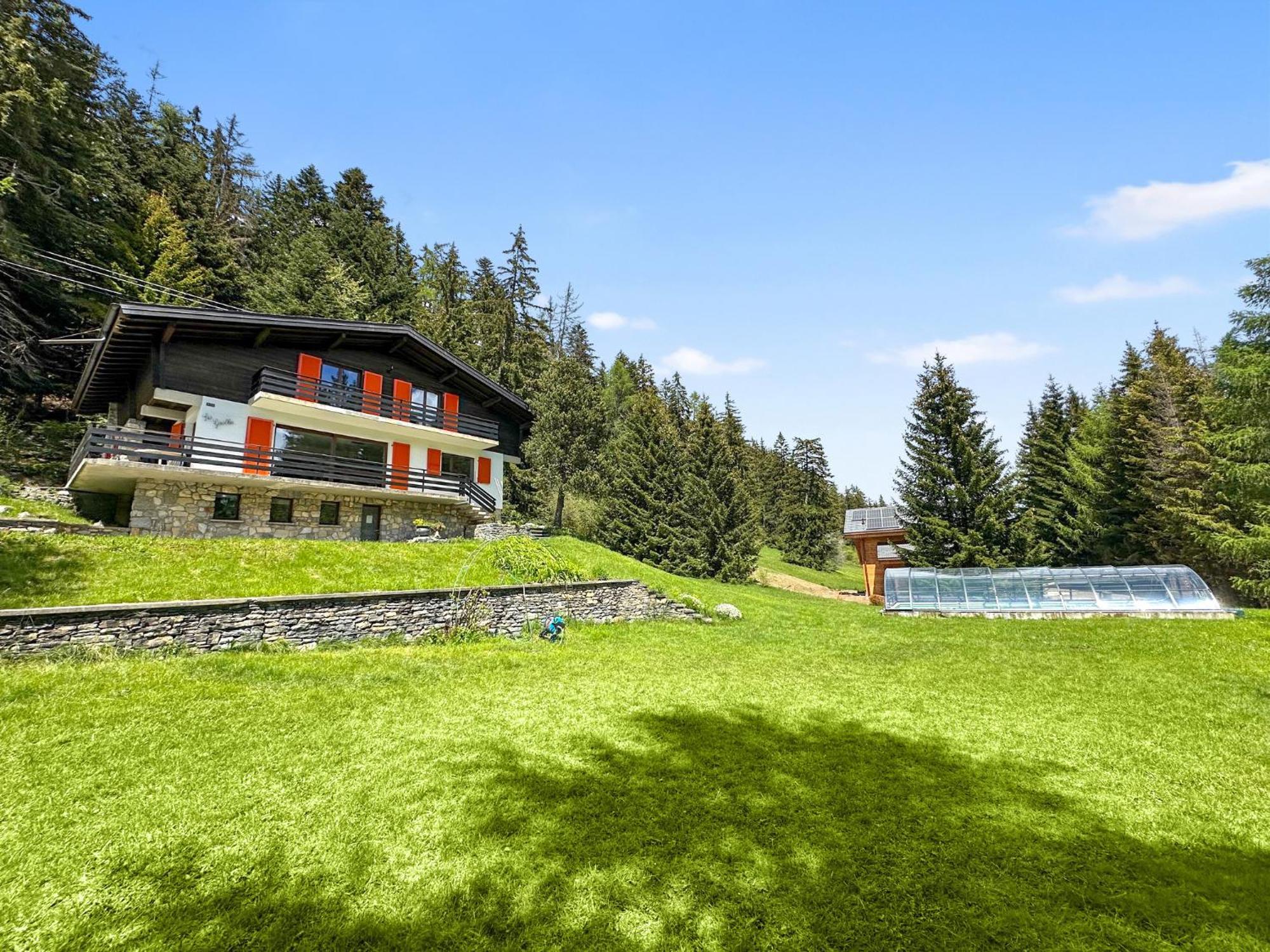 Chalet Familial Les Girolles Aux Portes D'Anzere Arbaz 외부 사진